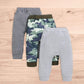 Boy's 3-pc Pant Set Camo/Gray