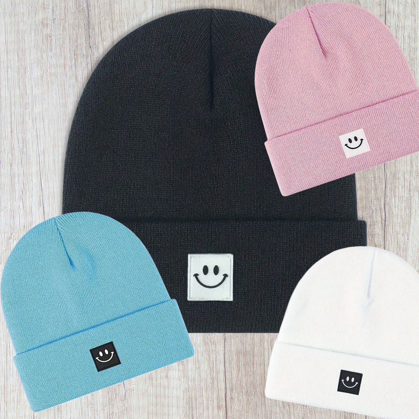 Happy Vibes Lightweight Beanie