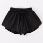 Black Girl'S Flowy Sports Shorts