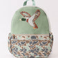 Green Camouflage Duck Applique Boy Schoolbag