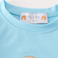 Blue Puppy Applique Boy Top