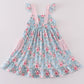 Petal Perfection Print Girl Dress