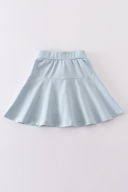 Blue Basic Skort