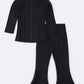 Black Girl Active Flare Pants Set