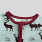 Reindeer Red Bamboo Convertible Romper