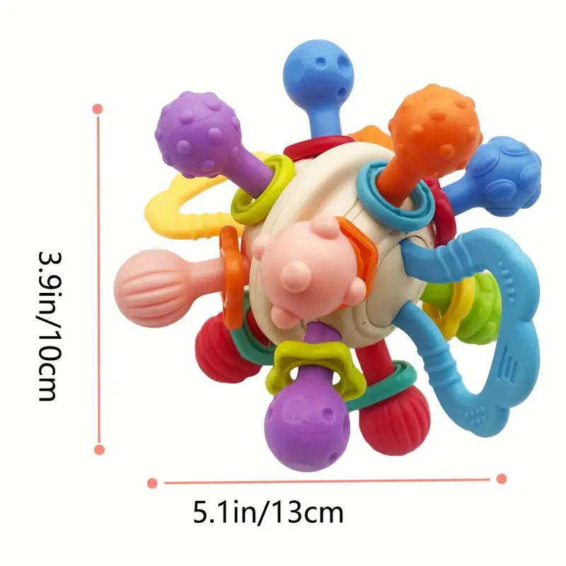 3-in-1 Teether Sensory Toy