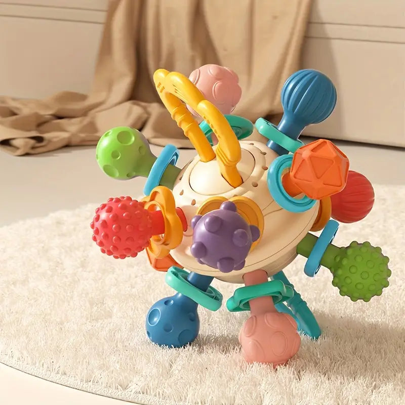 3-in-1 Teether Sensory Toy