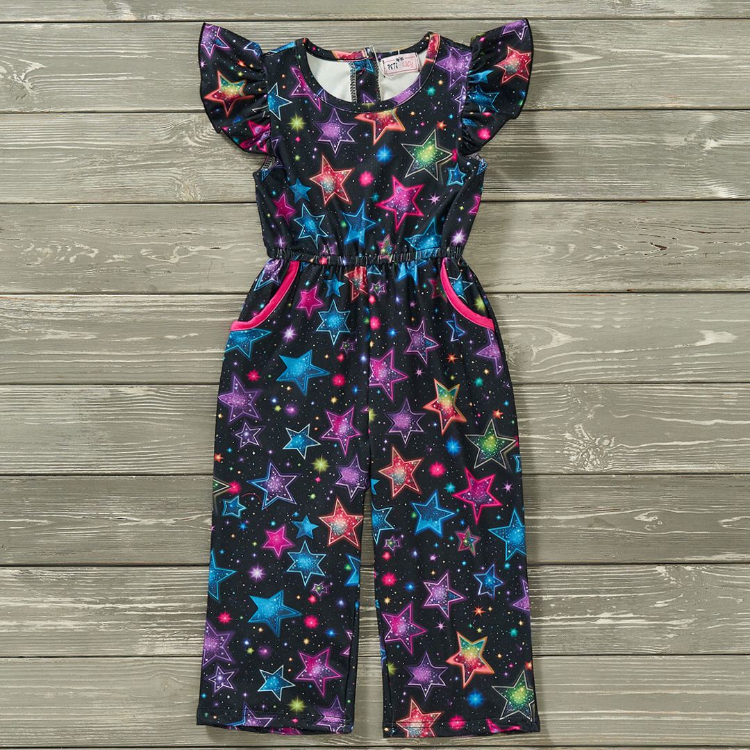 Electric Starlight Girls Jumpsuit