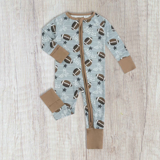 Game Day Gray Bamboo Convertible Romper