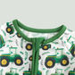 Big Green Tractor Bamboo Convertible Romper