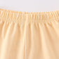 Premium Yellow Basic Ruffle Shorts