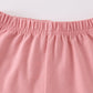 Premium Pink Basic Ruffle Shorts