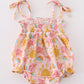 Premium Pink Muslin Sun Ice Cream Smocked Girl Bubble