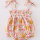 Premium Pink Muslin Sun Ice Cream Smocked Girl Bubble