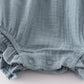 Premium Blue Muslin Ruffle Bubble