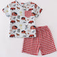 Premium Farm Muslin Boy Shorts Set