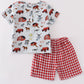 Premium Farm Muslin Boy Shorts Set