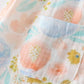 Premium Blue & Pink Muslin Floral Ruffle Baby Set