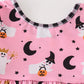 Premium Pink Halloween Ghost Girl Romper