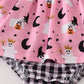 Premium Pink Halloween Ghost Girl Romper