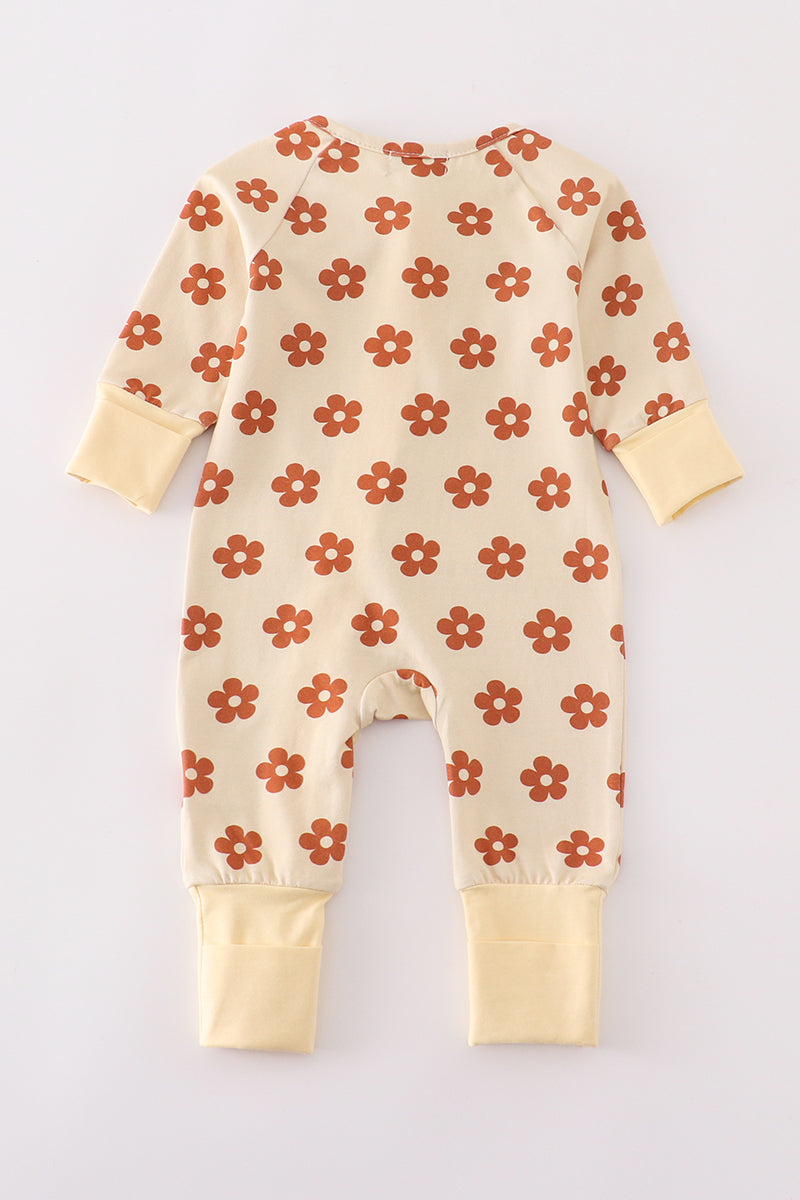 Premium Floral Print Baby Romper