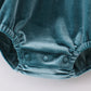 Premium Teal Velvet Ruffle Bubble