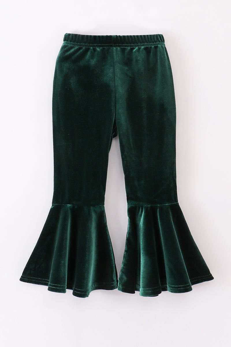 Premium Forest Velvet Bell Pants