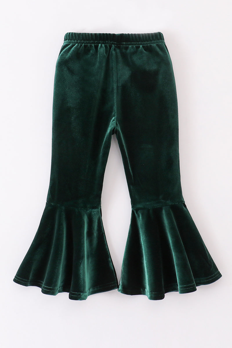 Premium Forest Velvet Bell Pants