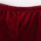 Premium Maroon Velvet Bell Pants