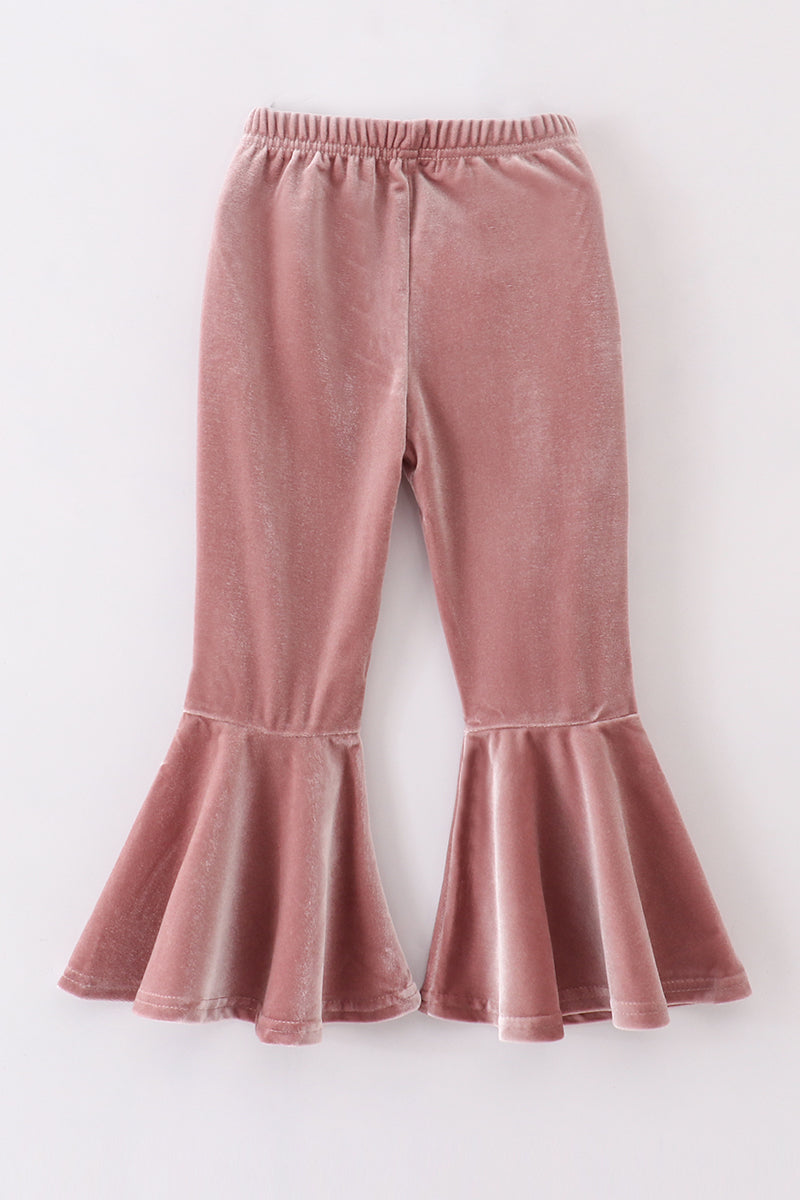 Premium Sand Velvet Bell Pants