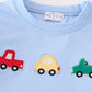 Premium Blue Vehicle Applique Boy Set