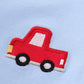 Premium Blue Vehicle Applique Boy Set