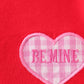 Premium Red Valentine Heart Applique Girl Set