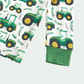 Big Green Tractor Bamboo Pajamas