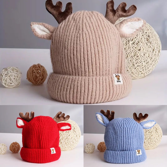 Cozy Baby Deer Beanie