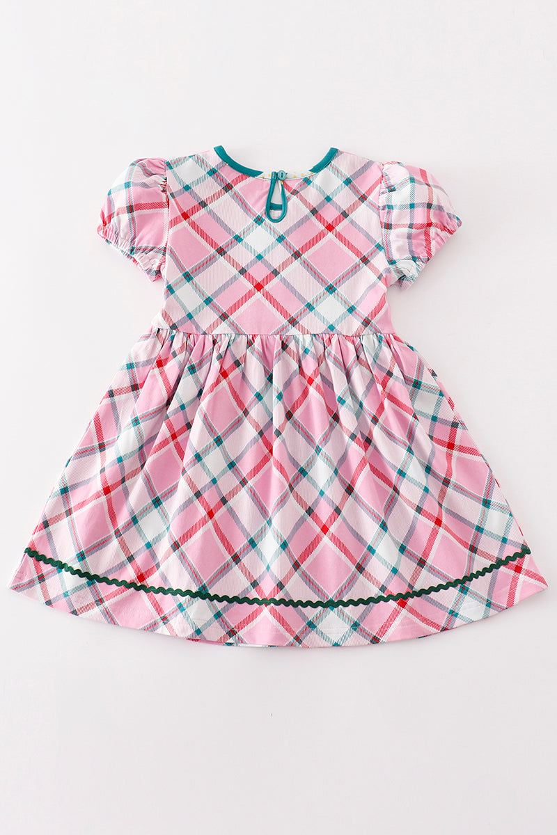 Platinum Pink Plaid Dress