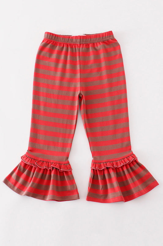 Platinum Red Stripe Ruffle Pants