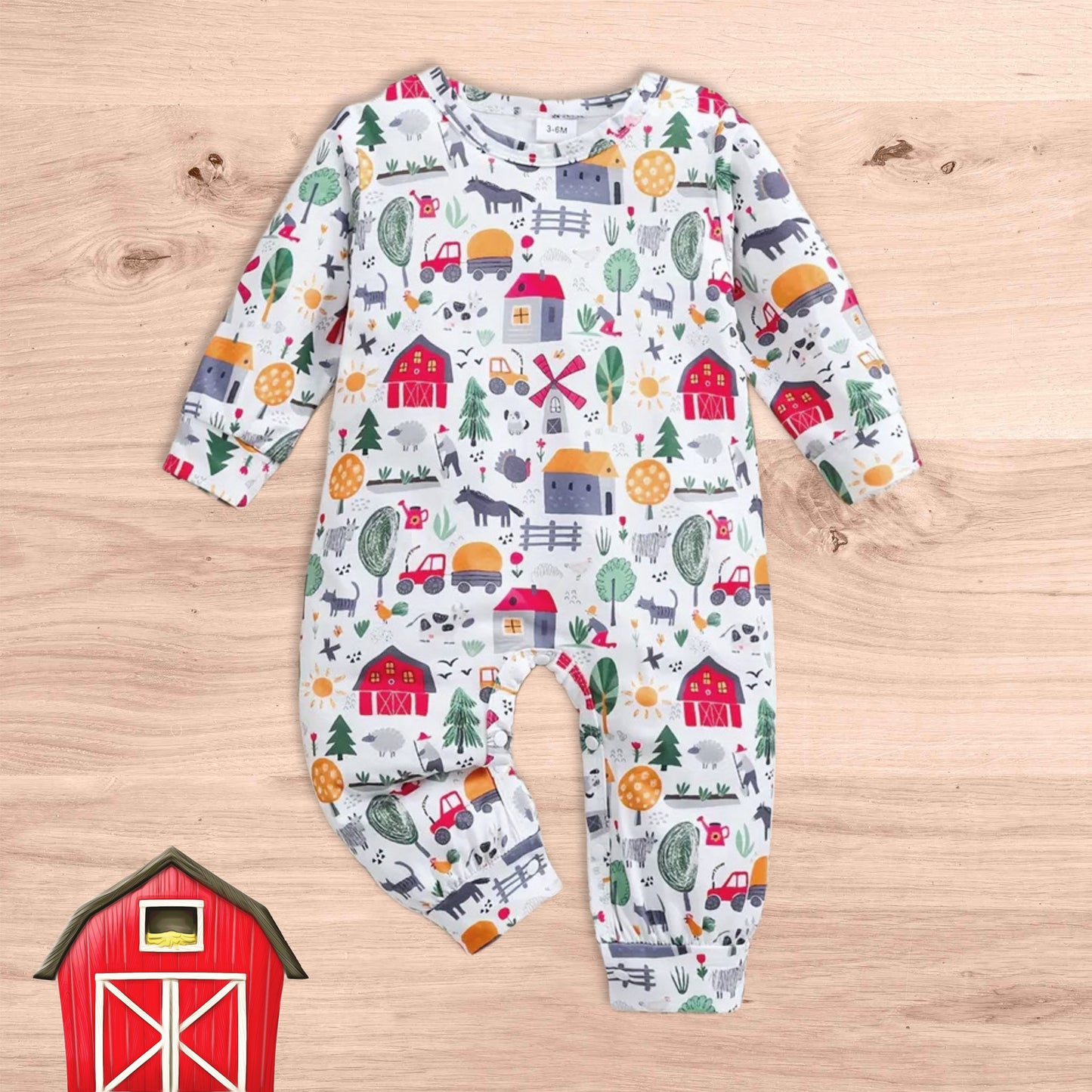 Barnyard Boys Romper