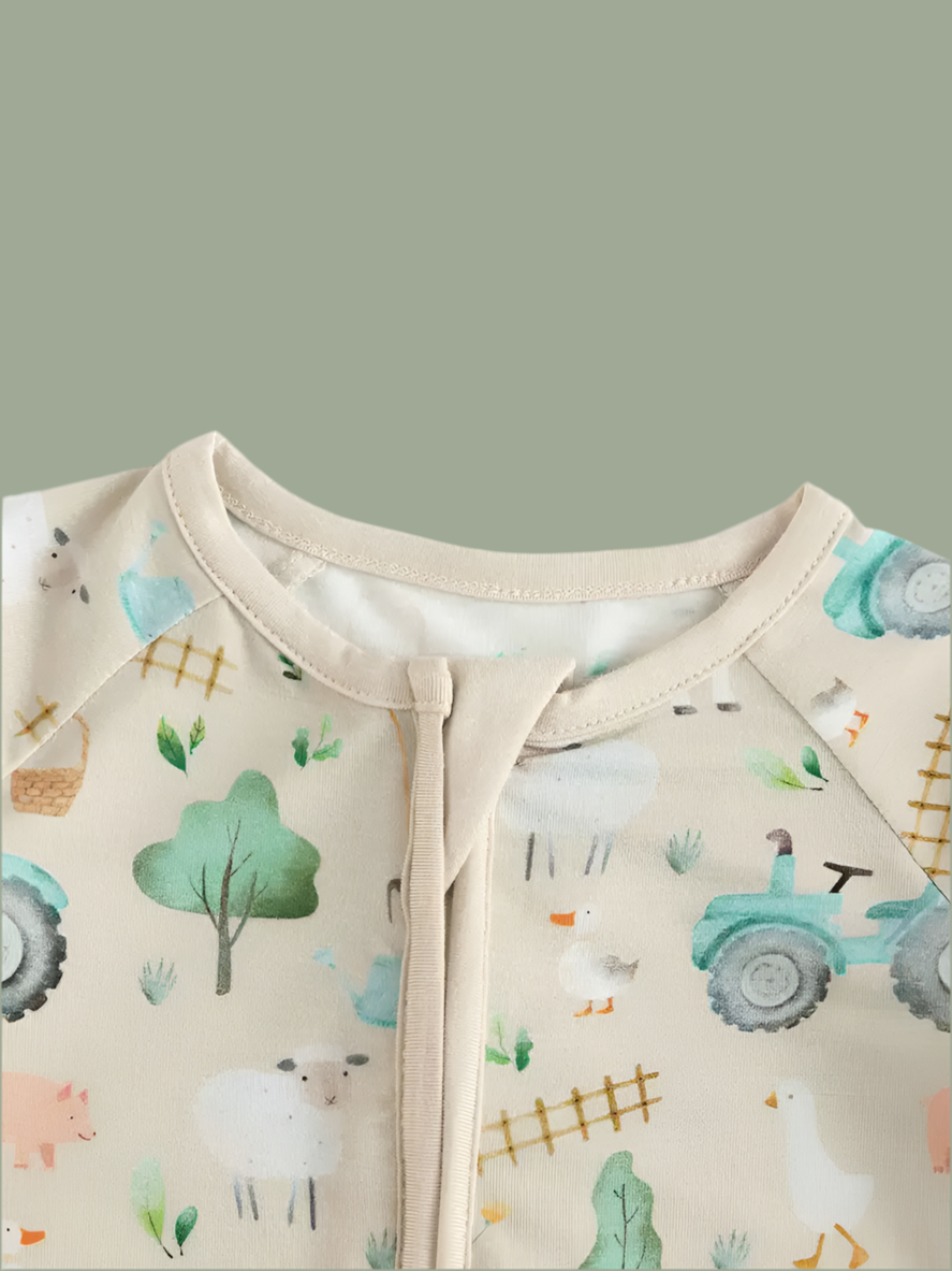 Farm Life Fun Bamboo Convertible Romper