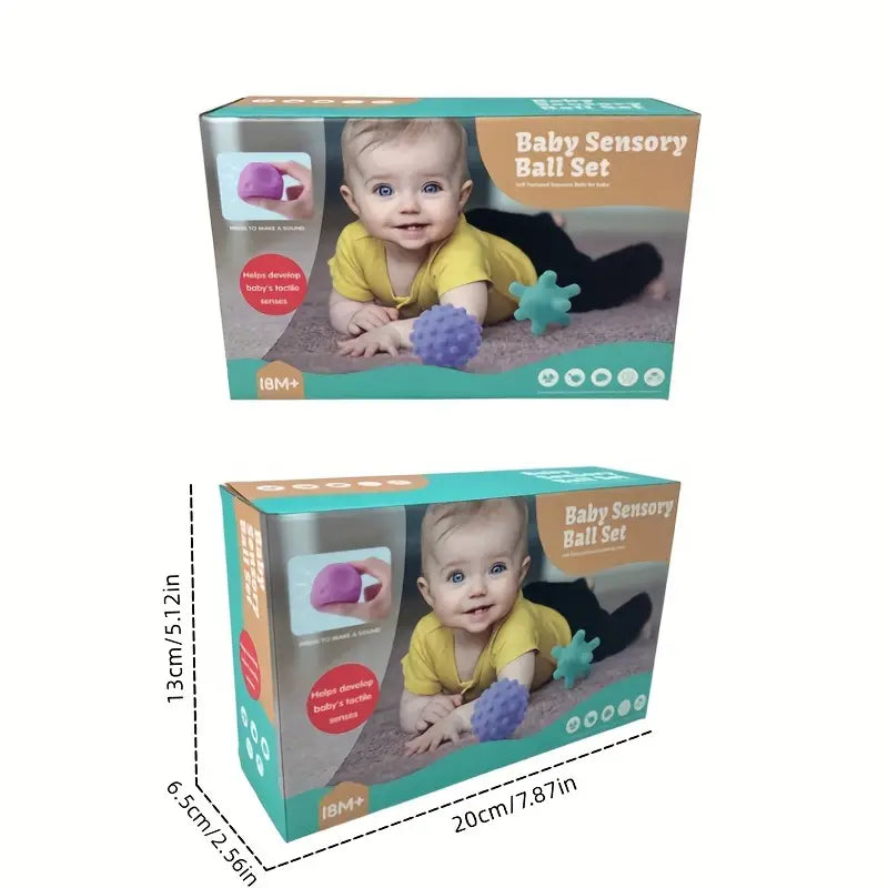 Baby Sensory Ball Set, 6-pcs