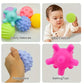 Baby Sensory Ball Set, 6-pcs