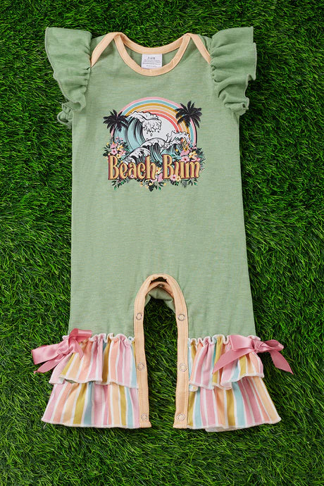 Beach Bum Ruffle Romper