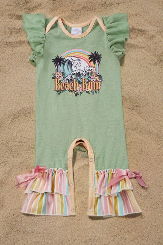 Beach Bum Ruffle Romper