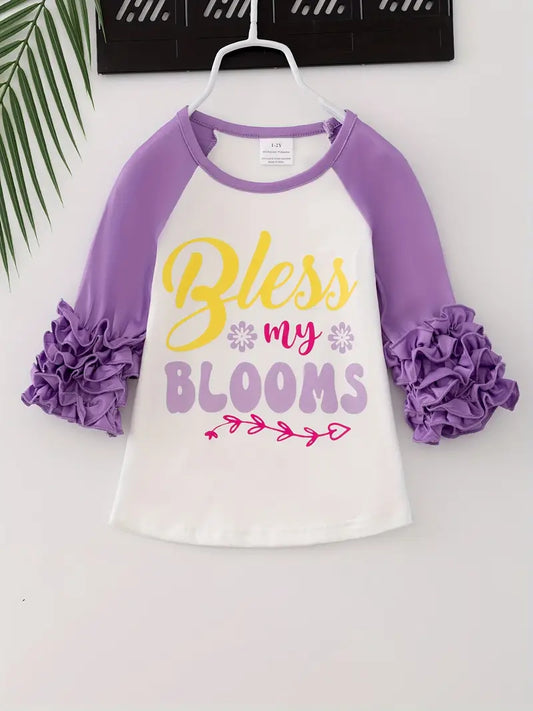 Bless My Blooms Ruffle Top