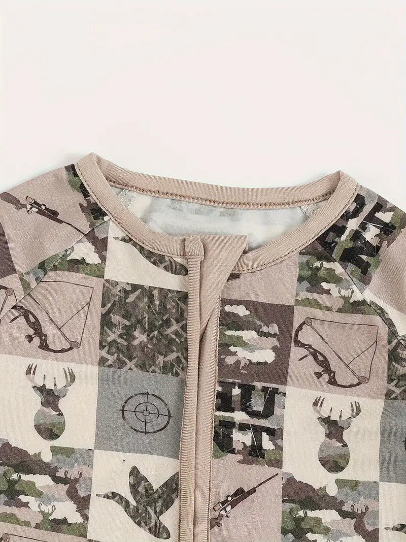 Camo Deer Bamboo Convertible Romper