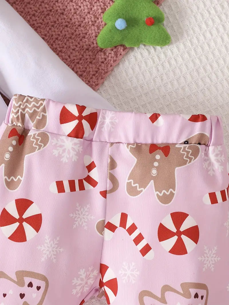 Candy Cane Cutie 3-pc Pant Set