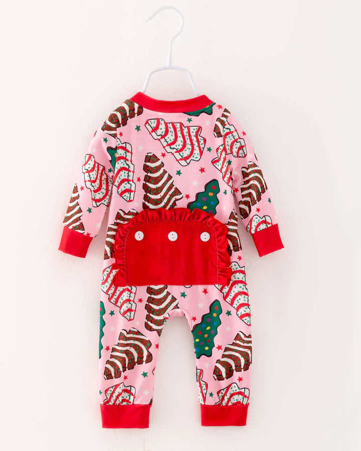 Christmas Cookies Ruffle Romper