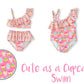 Cute as a Cupcake Swim 2-pc