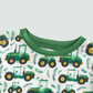 Big Green Tractor Bamboo Pajamas