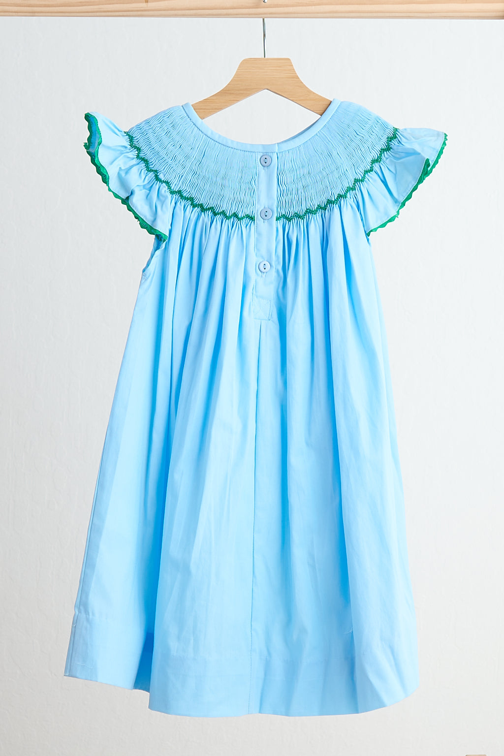 Blue Fairy Hand Smocked Dress